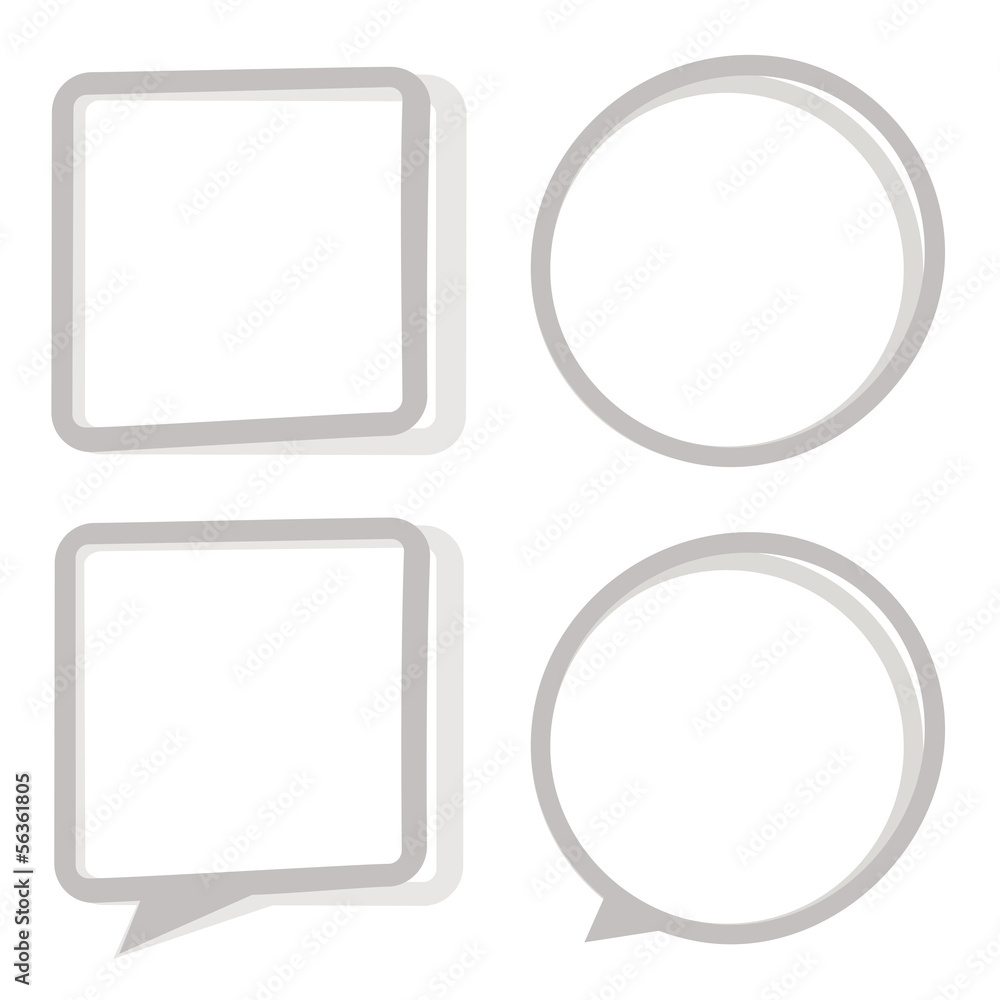 empty web icon button in different shapes empty web icon button in different shapes