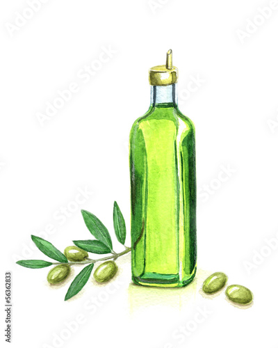 Olive Oil and Branch
