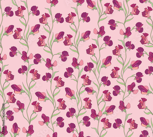 Flower seamless background. Floral spring pattern.