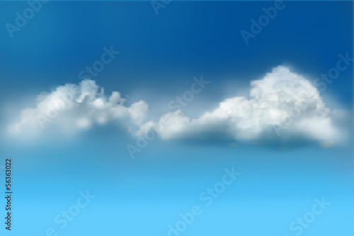 Blue Sky vector Background