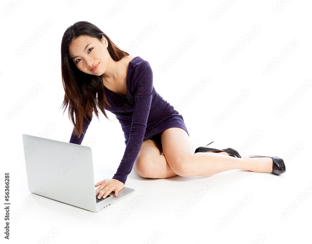 Attractive asian girl 20 years old shot in studio Attractive asian girl 20 years old shot in studio