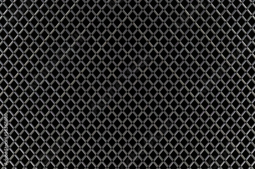 Seamless black and white geometric netting pattern