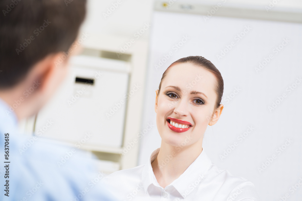 Fototapeta premium business woman