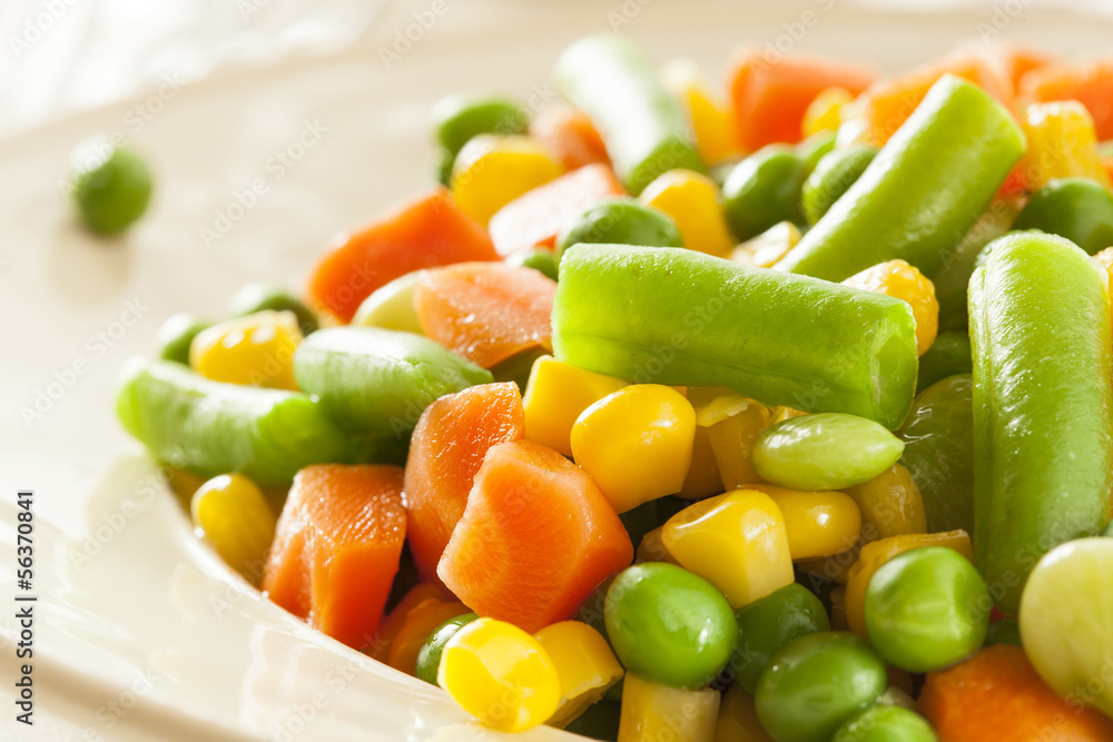 Steamed Organic Vegetable Medly Steamed Organic Vegetable Medly