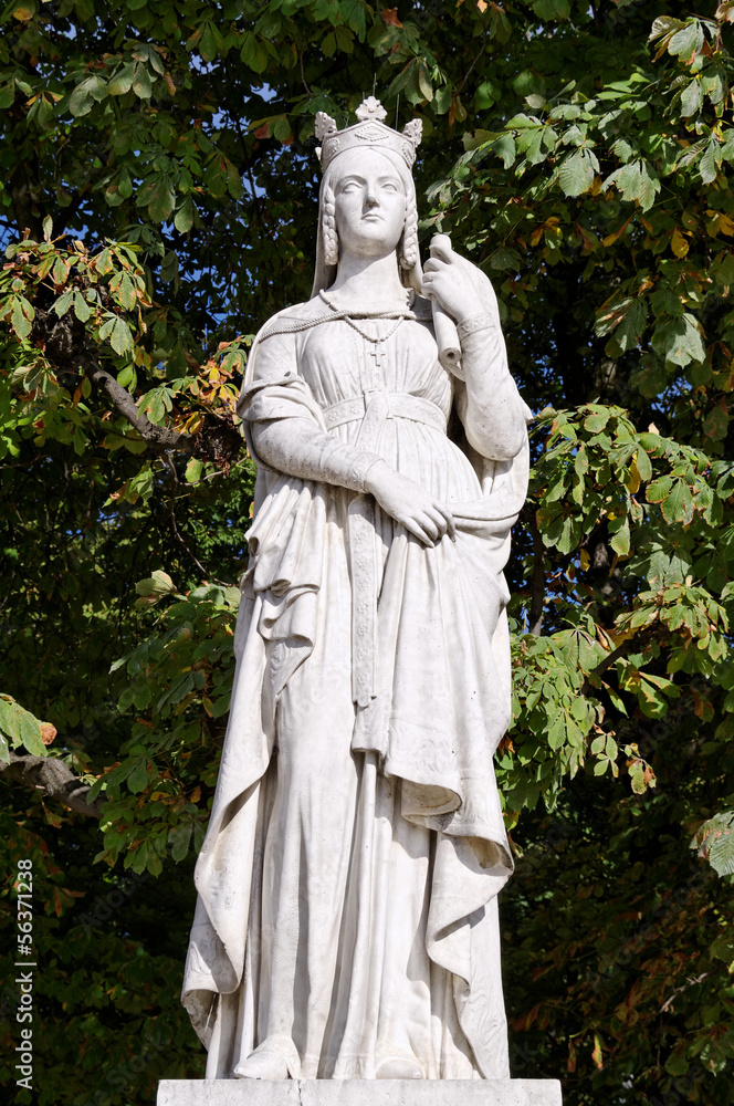 Reine de France, Statue, jardin du Luxembourg, Paris