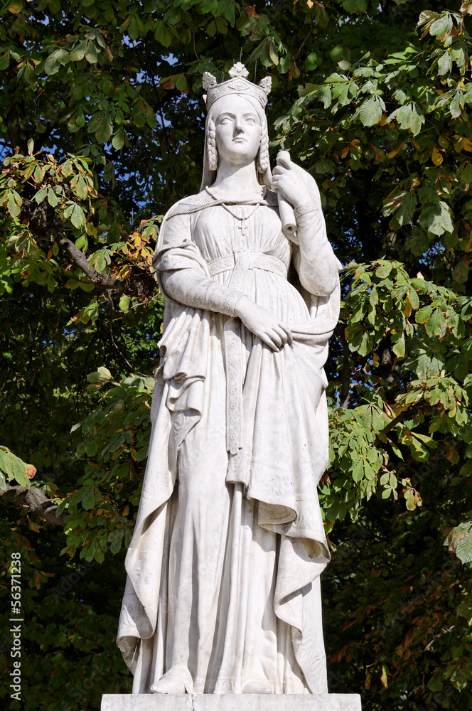Reine de France, Statue, jardin du Luxembourg, Paris Reine de France, Statue, jardin du Luxembourg, Paris