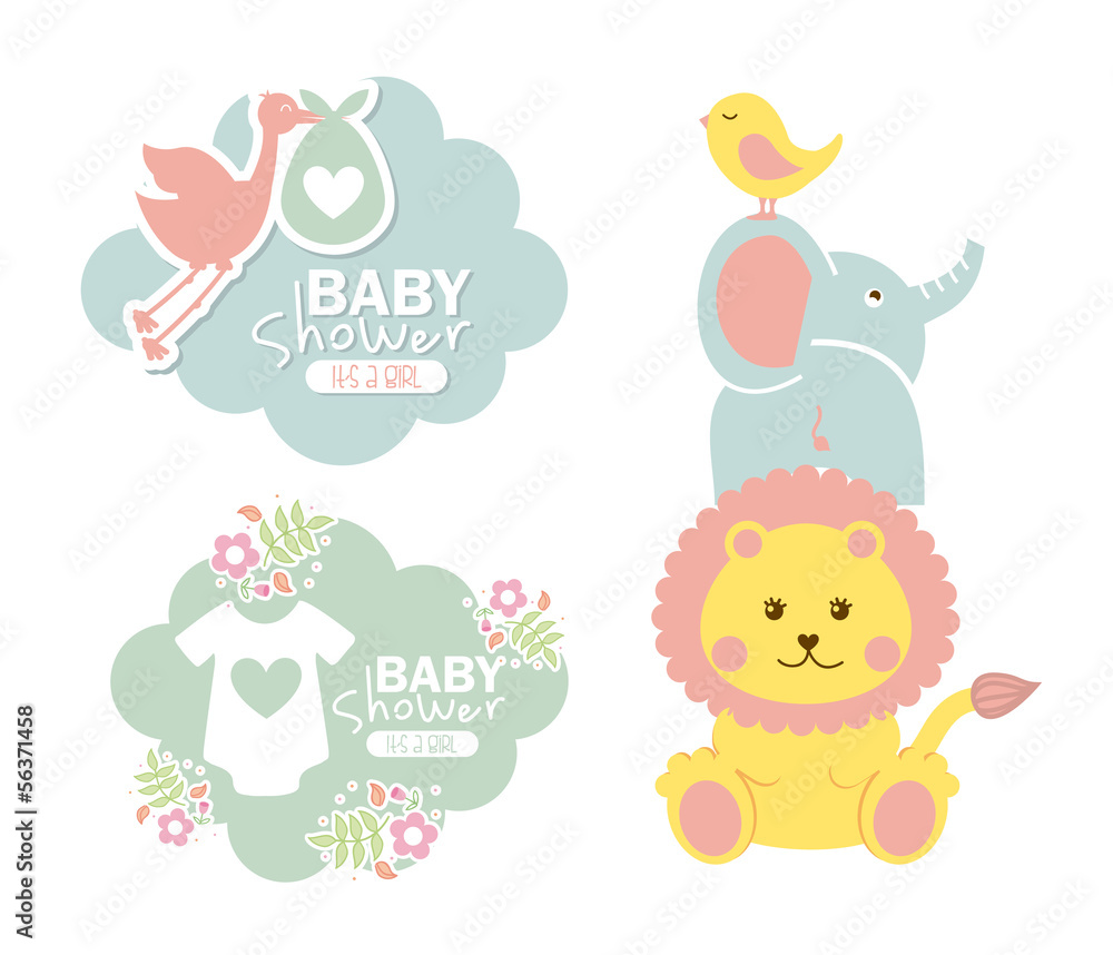 Fototapeta premium baby shower