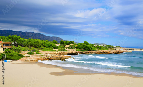 Cala de Sant Jordi beach in Ametlla de Mar  Spain