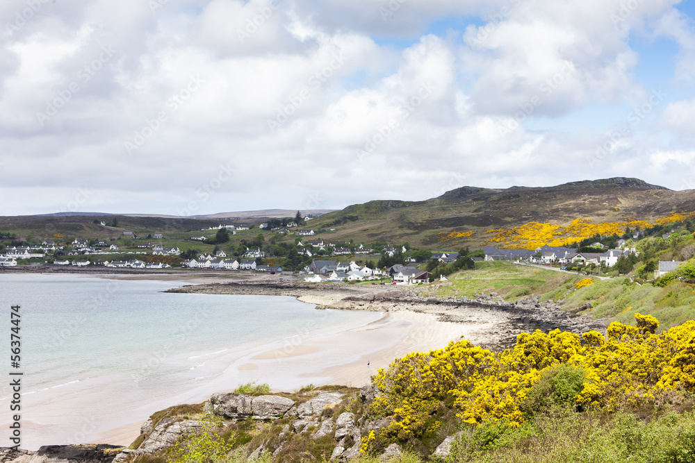 landscape at Loch Gairloch, Highlands, Scotland landscape at Loch Gairloch, Highlands, Scotland