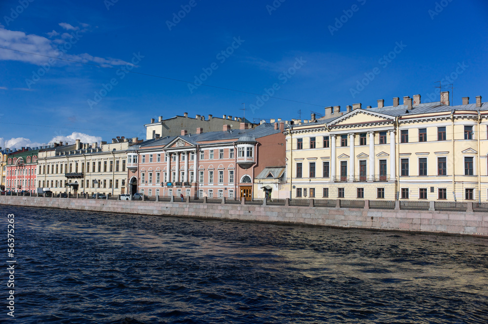 Fontanka river,Saint Petersburg,Russia