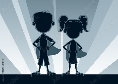 Superkids Silhouettes photo