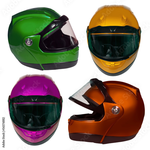 Motorcycle helmet photo