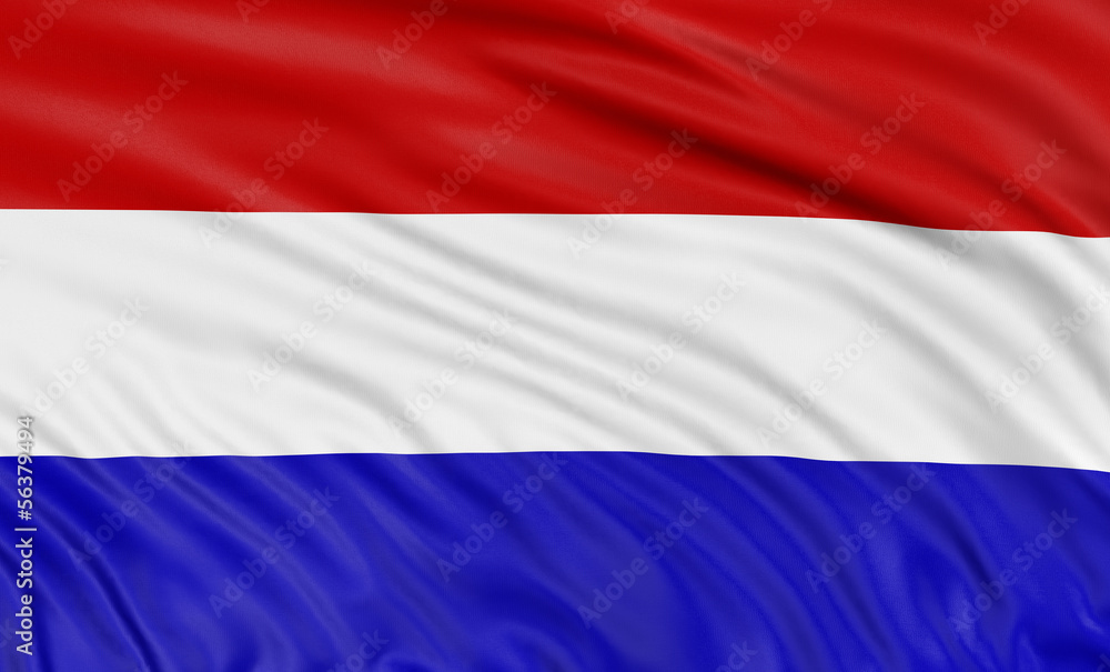 3D Netherlands flag (clipping path included) 3D Netherlands flag (clipping path included)