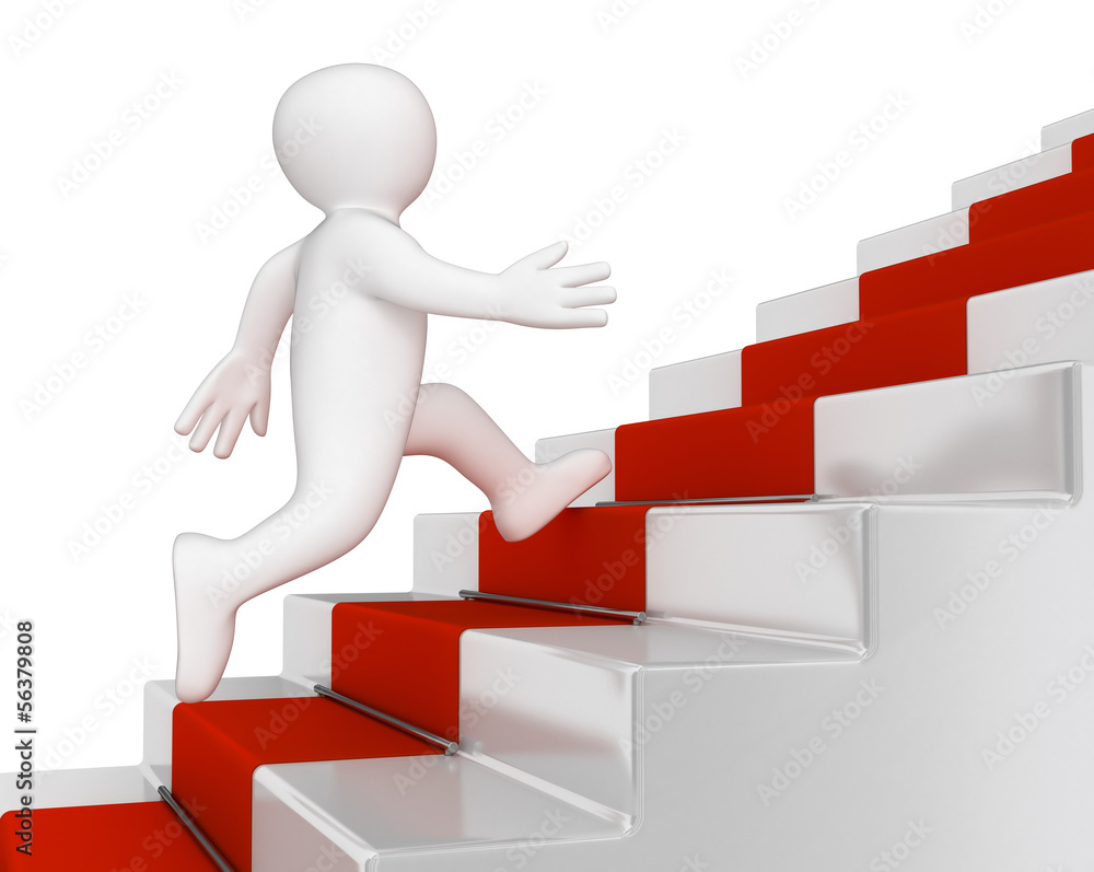 businessman run up businessman run up