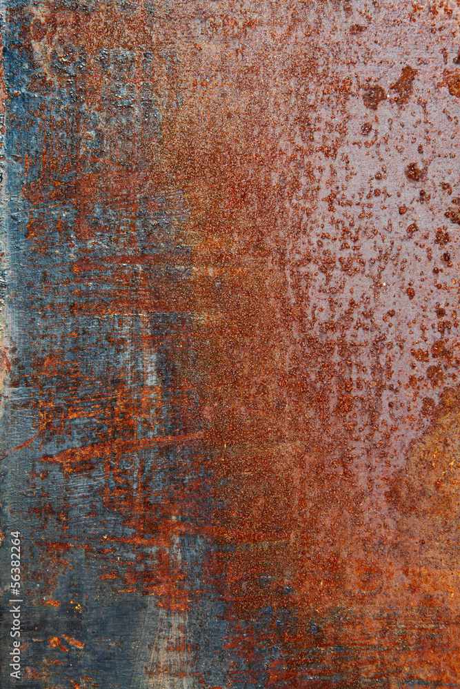 Old rusted metal background, texture