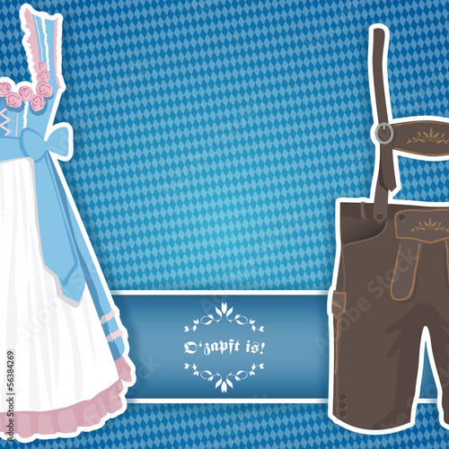 Oktoberfest O'zapft is! - Karte Card