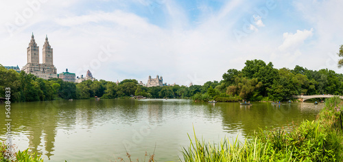 Central Park with Manhattan skyline