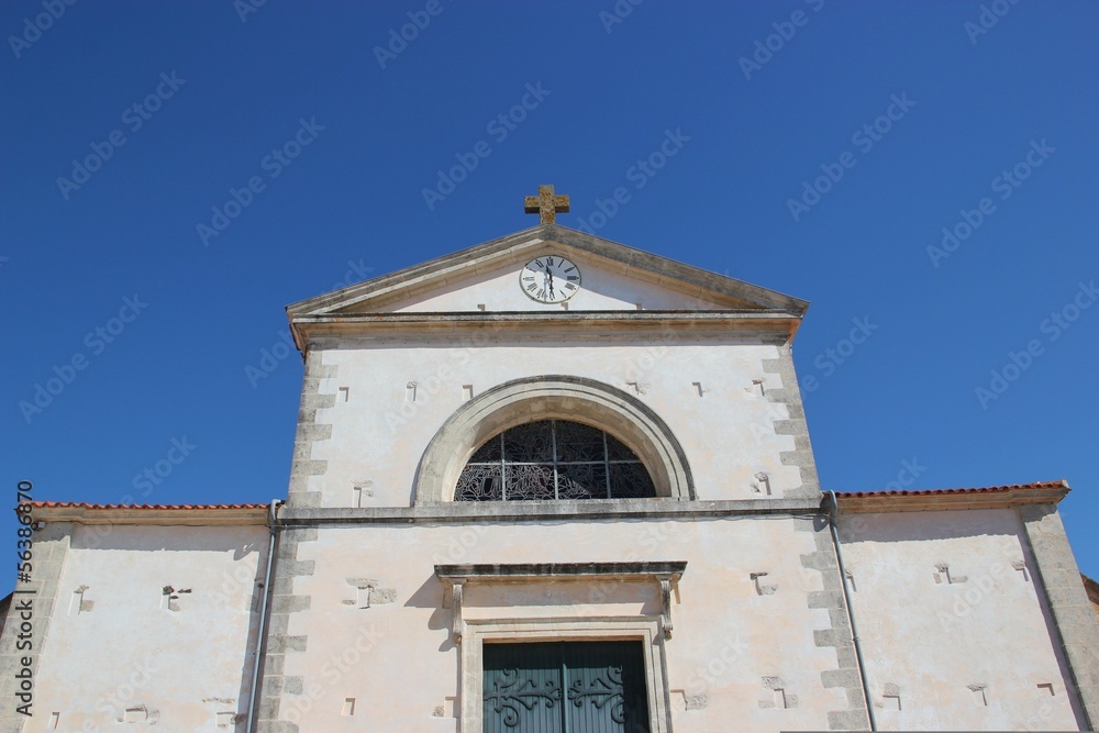 Fototapeta premium Eglise de Brétignoles-sur-mer (Vendée)