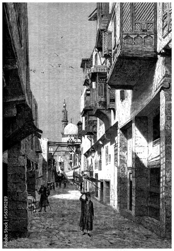 Wallpaper Mural Traditional Arabian City : a Street - 19th century Torontodigital.ca