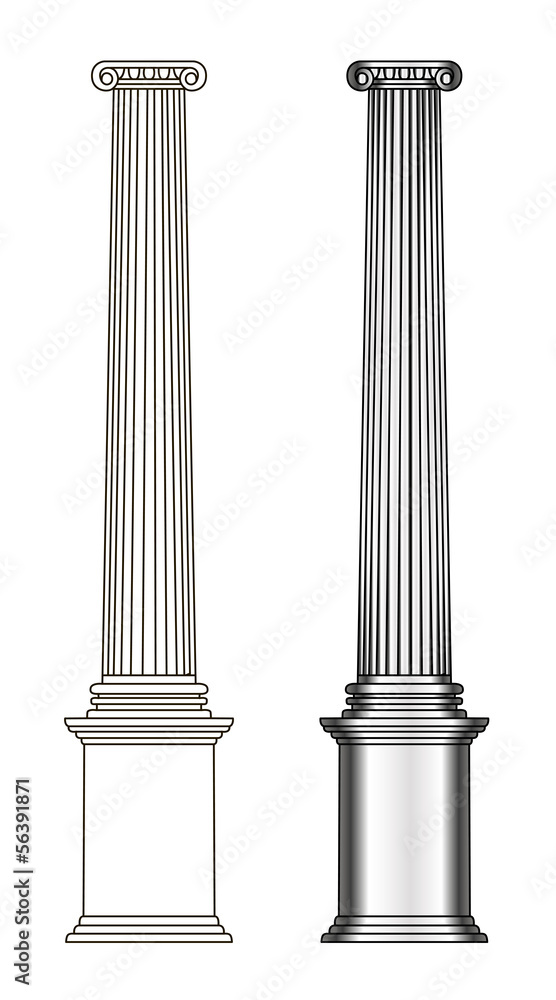 greece column model greece column model