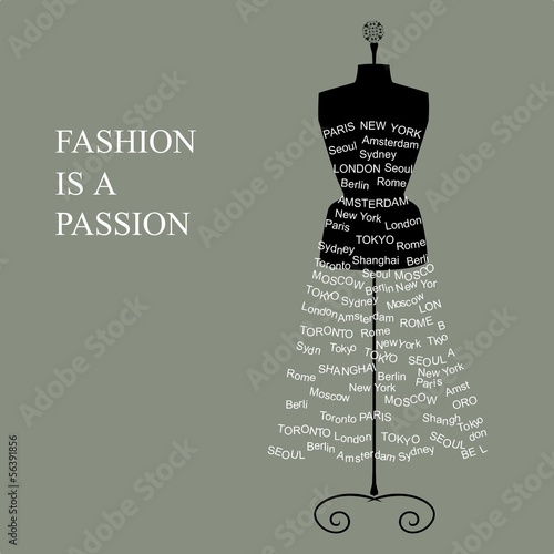 dress on a mannequin