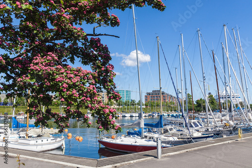 Photography Yacht harbor in Copenhagen