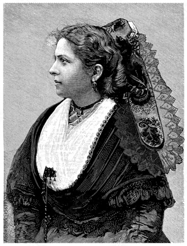 Photos Traditional Woman - Provence (France) 19th century