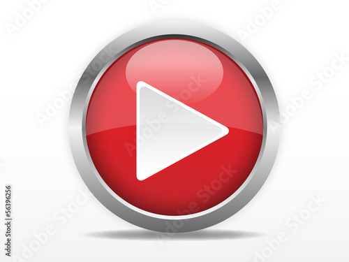 Free Download Red play button - GFXLoad