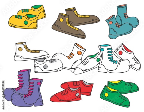 shoe cartoon art