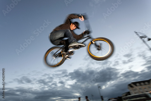 BMX stunts at the street © Alexey Zarodov