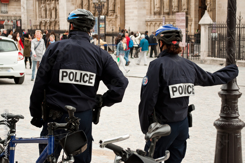 police VTT Notre-Dame de Paris