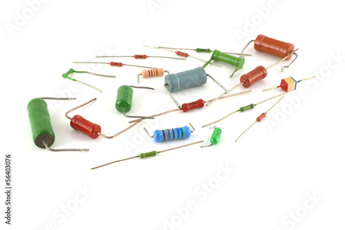 Electronic components - resistors