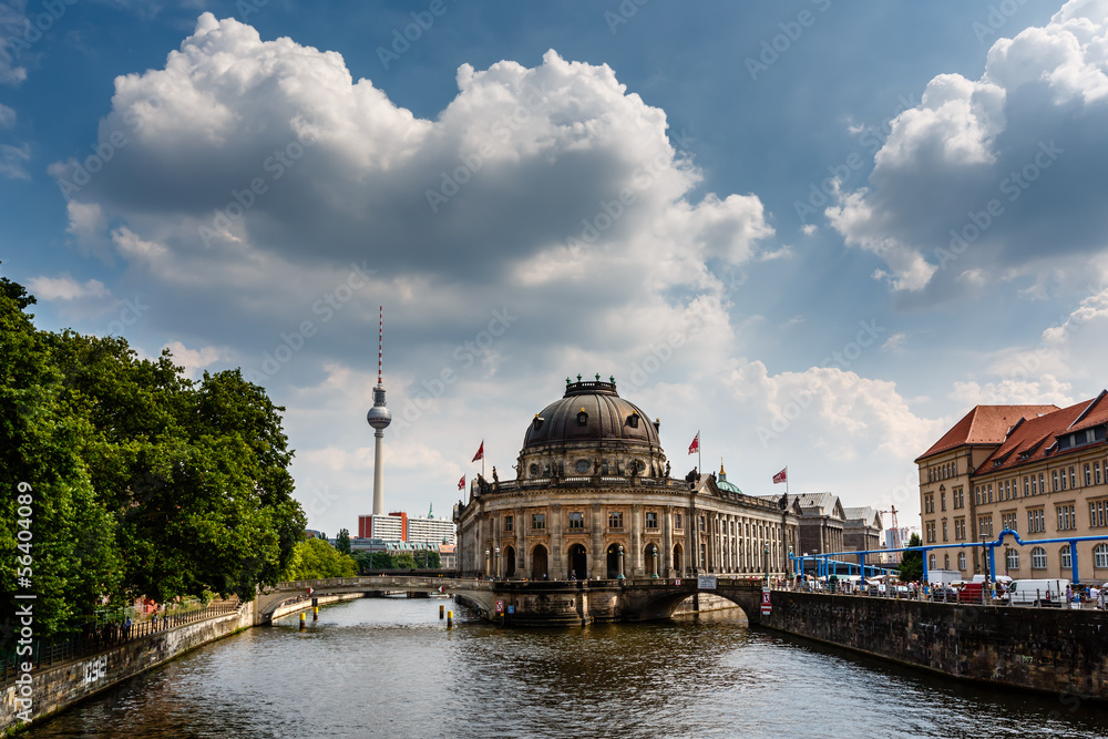 Naklejka premium River Spree and Museum Island, Berlin, Germany