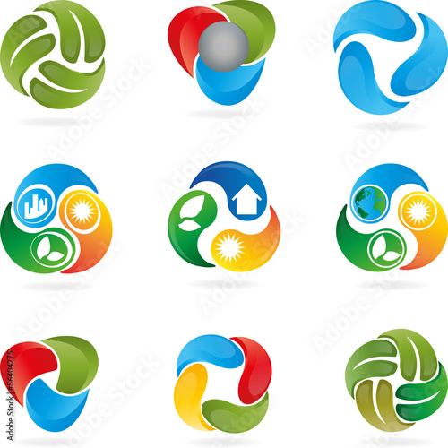 Logo, Tropfen, 3D, Bewegung