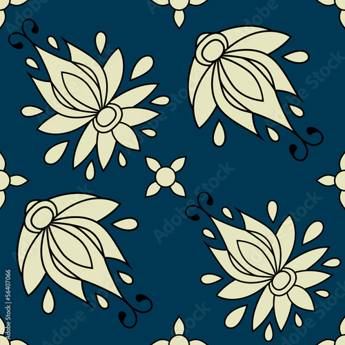 Seamless vector floral pattern