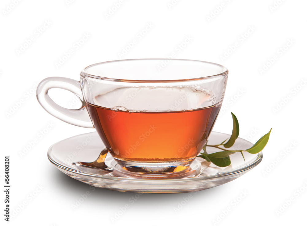 Cup of tea isolated on white background Cup of tea isolated on white background
