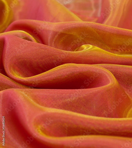 background drape orange organza photo