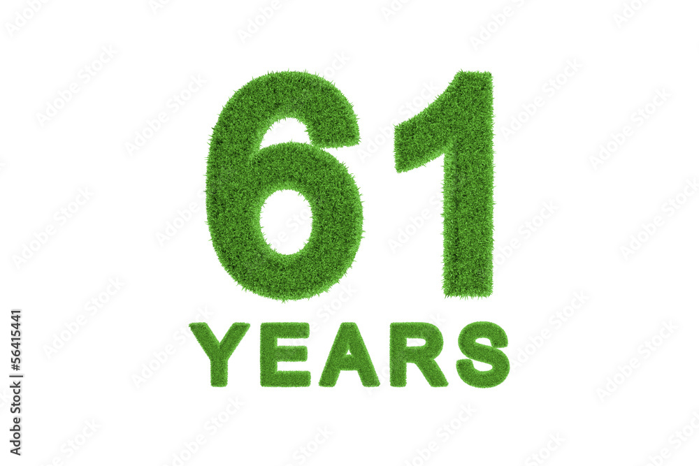 61 Years eco-friendly anniversary celebration 61 Years eco-friendly anniversary celebration