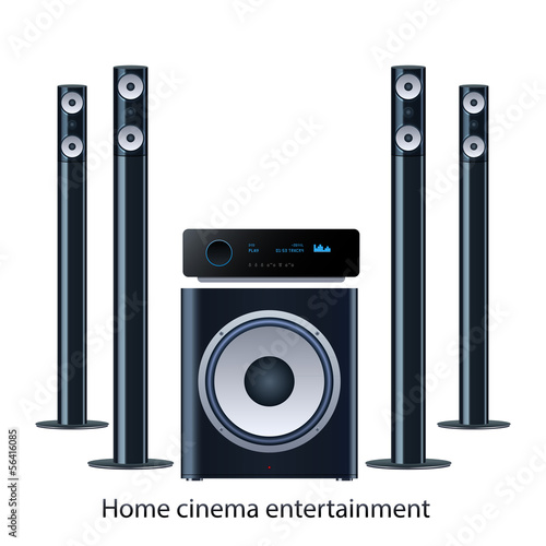 Home cinema speker system