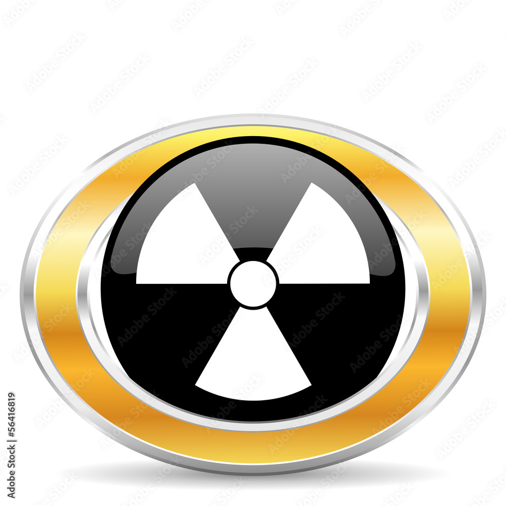 radiation icon, radiation icon,