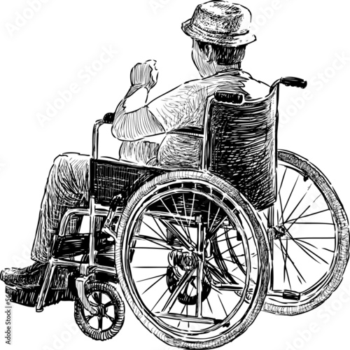 person in wheelchair