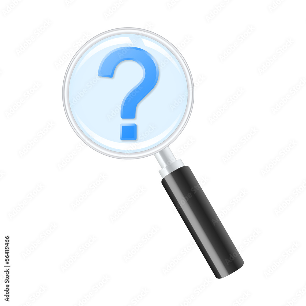 Looking for answer. Vector illustration Looking for answer. Vector illustration