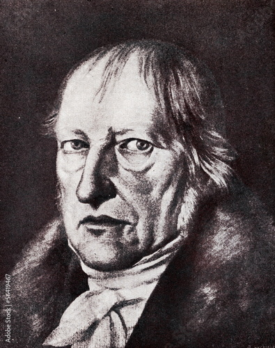 Obraz na płótnie Georg Wilhelm Friedrich Hegel w salonie