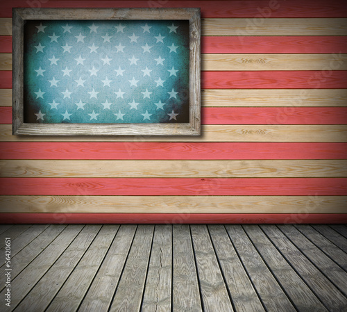 American symbol interior room