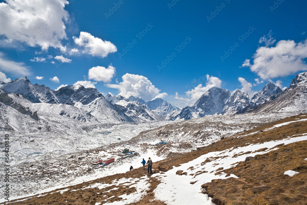 Khumbu glacier View from Kala Pattar, Nepal