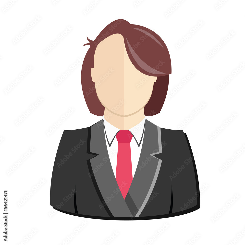 Vector User Profile Avatar Woman Icon Vector User Profile Avatar Woman Icon