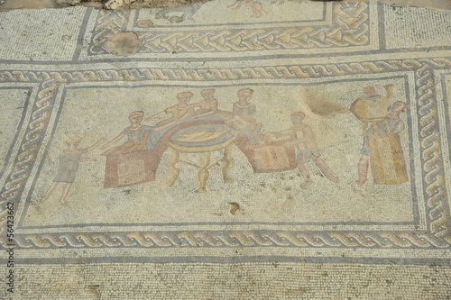 "Nile House" mosaic at Zippori National Park, Israel