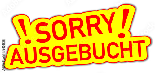 Sorry Ausgebucht  #130919-svg11