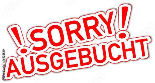 Sorry Ausgebucht  #130919-svg10