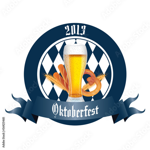 beer and pretzel